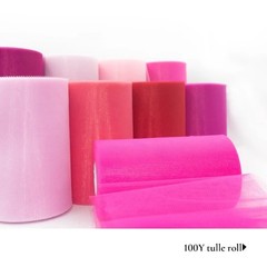 100 yards Tulle Fabric Bolt Tutu Wedding Decoration Party Craft