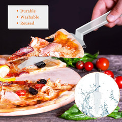 Suclain 50 Pieces Clear Disposable Cake Knife Bulk for Wedding Party 9.1 Inch Pl