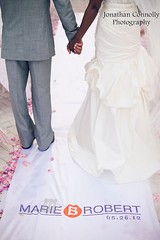 Wedding Aisle Runner Monogram Isle Runner Ceremony Decor Ivory Aisle Runner