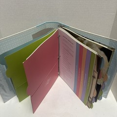 Gartner Studios Wedding Planner Organizer Book Light Blue 3 Ring Binder