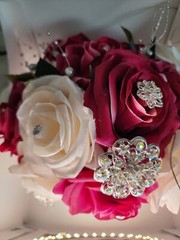 Pink & Ivory Luxury Bouquets for Quincenera & Wedding