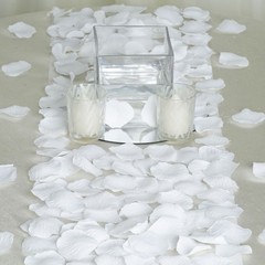 2000 White Silk Rose PETALS Wedding Party Decorations Supplies WHOLESALE