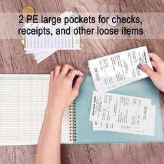 Hautoco Accounting Ledger Book For Small Business Bookkeeping Home Budget