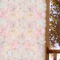 6 PCS Flower Wall Panel Floral Backdrop Flower Wall Decoration Wedding Party