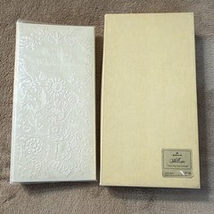 Vintage Hallmark Wedding Photo Album Original Slipcover Floral Embossed