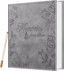 DIY Photo Album Self Adhesive for 3×5 4×6 5×7 6×8 8×10 Pictures for Family