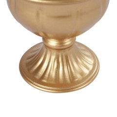 10Pcs Gold Metal Trumpet Vase Wedding Table Centerpiece European Style Decor