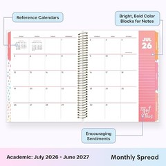 Livewell 2026-2027 Weekly and Monthly Academic Year 7″ x 9″ Beck- 2026/2027