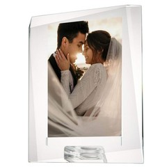 4″ x 6″ Crystal Picture Frame with Gift Boxed Decorative Photo Frame for Home…