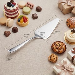 Pie Cake Server, Stainless Steel Pastry Spatula, Serving for Birthday, Weddin…