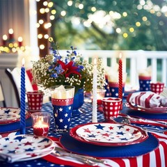 12 Pcs Patriotic Spiral Taper Candles Red Blue White Dripless Twisted Unscented