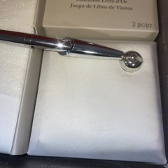 Celebrate It Wedding Guestbook and Pen 3 Piece Set NIB- Pen Works- Estate Find