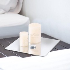 12″ Square Mirrors Candle Plate for Table Centerpieces, Set 12*12inch,