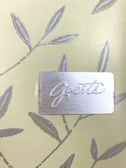 Hallmark Guest Book Funeral Book Party Book Light Green with Leaves