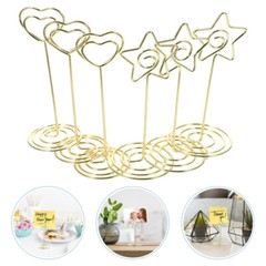 6Pcs Number Birthday Picture Table Number Holder Table Number Stands for Wedding