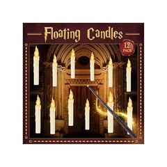 Halloween Decorations,Floating Candles with Magic Wand Remote Control-Battery