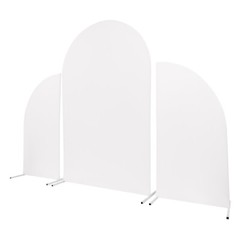 Set Of 2 Sturdy Metal Wedding Arch Stands, Elegant Backdrop Decor