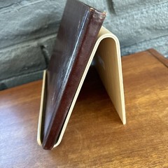 Samuel Ward Genuine Leather 1958 to 1984 Guest Book Weaverville, North Carolina