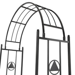 Garden Archway Arch Arbor Trellis Yard Decor Wedding Patio Structure Gate 89.5in