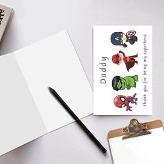 Cute Thank You Card for Daddy, Hilarious Father’s Day Card for Dad, Lovely Da…