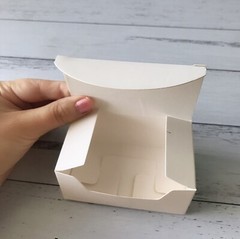 100x Gold Foil Rectangle Wedding Party Baptism White Favour Boxes Thank You Gift