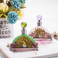 YU FENG Antique Peacock Perfume Bottles Vintage 0.7 Ounces, Purple-2
