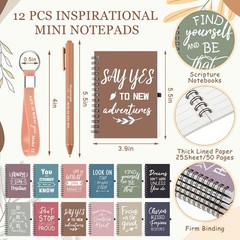 Skylety 12 Sets/48 Pcs Employee Appreciation Gifts 16oz Inspirational Plastic