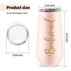 ELEGANTPARK Bridesmaid Proposal Gifts Wedding Gifts for Maid of Honor Bridesmaid