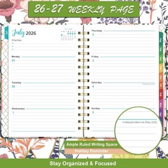 Planner 2026-2027 – Weekly ＆ Monthly Academic Planner from Jul. 202