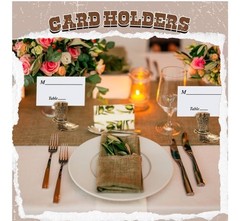 22 Pcs Cowboy Boots Table Card Holder Table Number Holders 1.9 x 1.6» Alloy