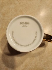 David’s Bridal «Will You Be My Brides Maid?» Gilded Heart Handle Coffee Mug
