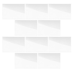 10 Pcs Acrylic Welcome Sign Wedding Blank Seat Memory Table Decor Clear