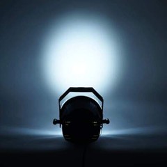 6 pcs 35 Watt White LED Spot Lights with Brackets Backdrop Strobe Decorations