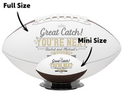Best Man Football Gift Proposal for Wedding Party Customizable with Name