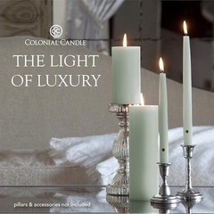 Colonial Candle Bayberry Scented Taper Candle, Virtually 10 In,