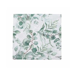 20 White 13×13 in Dinner Paper Napkins 13″ x (Set of 20), Green and