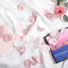 200pcs Flower Petals for Flower Girl,Rose Petals for Wedding,Silk Pink Rose Peta