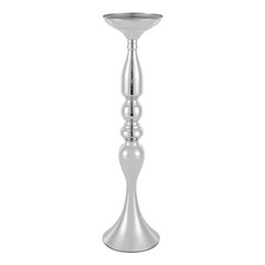 10 Pcs Silver Iron Wedding Centerpiece Vases 50cm (19.7in) Tall