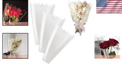 Crystal Clear Bouquet Sleeves – 100 Waterproof Flower Bags for Every Occasion