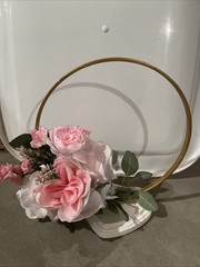 Pink Floral Table Centerpieces Total Of 12