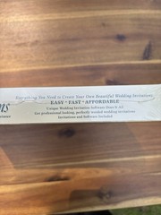 Vintage DIY Wedding Invitation Blank Card Kit Product Code 82880