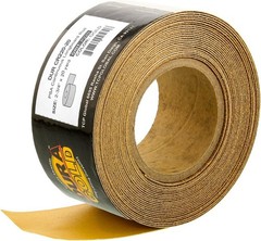 Dura-Gold Premium Gold 220 Grit PSA Longboard Sandpaper, 20 Yard Roll, 2-3/4″ Wi