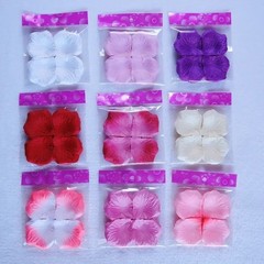 100/1000pcs Artificial Colors Silk Flower Rose Petals Wedding Party Decorations