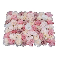 Flower Wall Panel Artificial Flower Wall Backdrop Flower Decoration 12Pcs