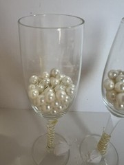 Bride & GroomChampagne Toasting Flutes for Wedding Wine Champagne Glasses