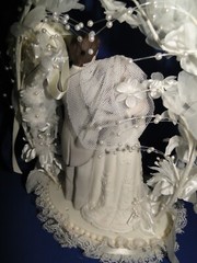 New Wilton Designer Series «Rose Garden», Grey Tux, Wedding CakeTop # 118-460