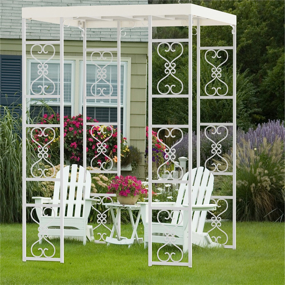 Heavy Duty Outdoor Wedding Canopies Gazebo Frame Garden Arch for Climbing Plants