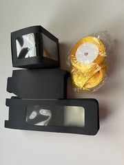 Style Display Gift Boxes 47 Count Paper Gift Boxes 4″ X 3″ With Yellow Ribbon