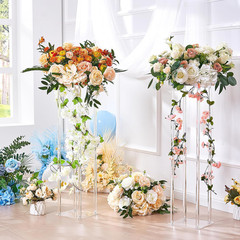 10PCS 23.6″ Acrylic Wedding Flower Stands for Events & Home Decor