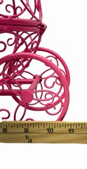 Cinderella Carriage Decorative Hot Pink Metal for Sweet 16 Party Centerpiece